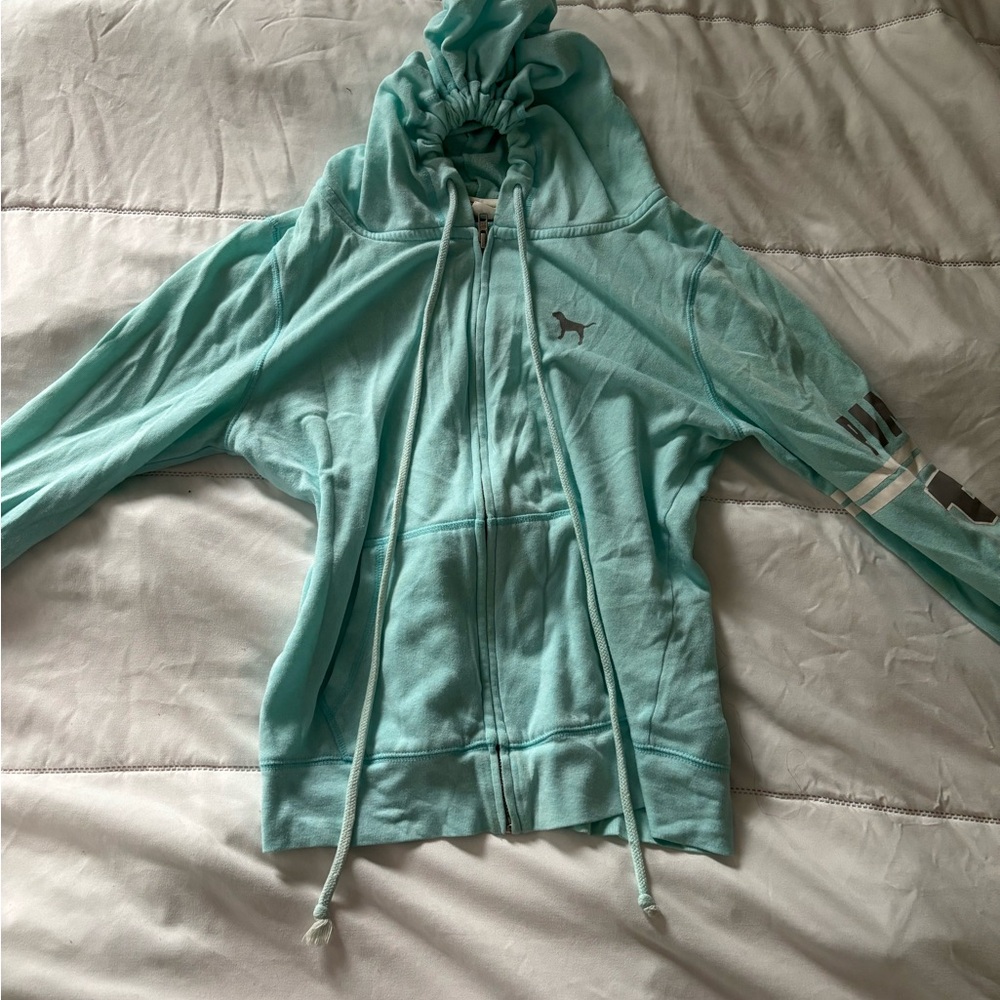 Victoria's Secret PINK Light Blue Hoodie